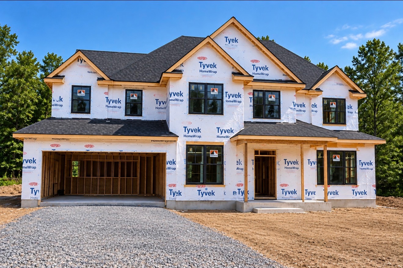 Residential project 1 during construction